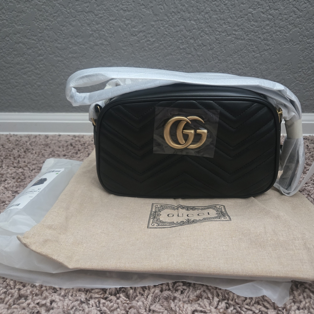 Gucci Black Quilted Shoulder Bag